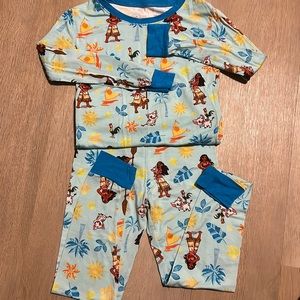 Little Sleepies Disney Moana SZ 4T Pajamas